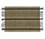 Linge de table en jonc naturel et noir - 29,90