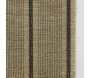 Linge de table en jonc naturel et noir - AUB-5924