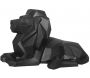 Lion en résine mat Origami