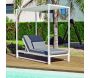Lit de jardin en aluminium Texas - HEVEA