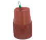Set de 15 pots de plantation ronds 13 cm - 