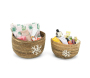 Cache-pots flocon en abaca - 6