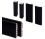 Lot de 2 plinthes de cuisine avec raccords 2.35 m Pasline