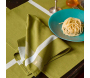 Lot de 2 serviettes de table La nonna pistacchio 40 x 40 cm - 
