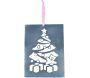 Plaque à suspendre Noël en métal (Lot de 2) - LIF-0102