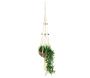 Macramé en jute blanc 2 niveaux - AUB-2851