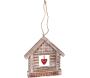 Maison en bois de peuplier coeur rouge Bienvenue