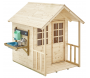 Maisonnette enfant en bois avec cuisine extérieure Cottage