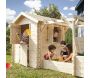 Maisonnette en épicéa avec bac à sables et pergola Dino Park - 