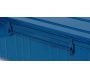 Malle de rangement en métal bleu - 7