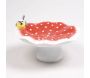 Mangeoire champignon avec oiseau en résine 25 x 24 x 15 cm - Farmwood animals