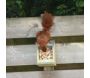 Mangeoire ecureuil en bois et zinc - BEST FOR BIRDS