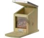 Mangeoire ecureuil en bois et zinc - ESS-0287