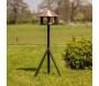 Mangeoire sur pied noire et cuivre en pin et acier - BEST FOR BIRDS