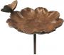 Mangeoire à planter en fonte Papillon 19x17x107cm