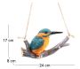 Martin-pecheur sur une branche à suspendre - IMH-0402