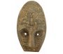 Masque ethnique en bois patiné