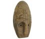 Masque ethnique en bois patiné - AUBRY GASPARD