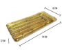 Matelas gonflable à paillettes dorées 181 cm - JET LAG