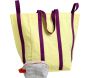 Maxi sac en coton bio Poppins 48 x 33 x 33 cm - SDE-0792