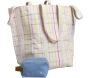 Maxi sac en coton bio Poppins 48 x 33 x 33 cm - SDE-0794