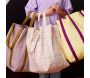 Maxi sac en coton bio Poppins 48 x 33 x 33 cm - VIVARAISE