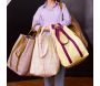 Maxi sac en coton bio Poppins 48 x 33 x 33 cm - VIVARAISE