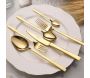 Ménagère en métal doré 36 pièces Gold - ASI-0264