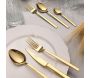 Ménagère en métal doré 36 pièces Gold - 118,99