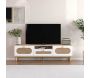 Meuble TV en aggloméré Bohem - HANAH HOME