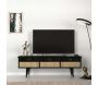 Meuble TV en aggloméré 150 x 35 x 49,7 cm Bolea - 8