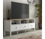 Meuble TV en aggloméré Frannie - HANAH HOME