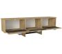 Meuble TV en aggloméré 150x35x 45,3 cm Poleth - 5