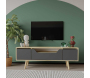 Meuble TV en aggloméré 150 x 29.8 x 53 cm Roma - HANAH HOME