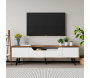 Meuble TV en aggloméré 180 x 29.8 x 48 cm Roma - HANAH HOME
