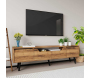 Meuble TV en aggloméré 180 x 29.8 x 48 cm Roma - HANAH HOME