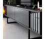 Meuble TV en aggloméré et métal Chrome Line - 5