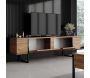 Meuble TV en aggloméré et métal Luxe - 6