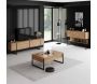 Meuble TV en aggloméré et métal Luxe - HANAH HOME