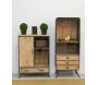 Meuble bar en bois et métal  - AUBRY GASPARD
