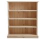 Meuble bibliothèque en épicéa brut - AUB-0113