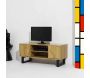 Meuble tv en bois et métal Calypso - 7