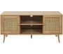 Meuble TV en bois 2 portes Bali - 164,90