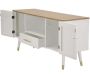 Meuble tv en bois 2 portes 1 tiroir Matera 117 x 40 x 60 cm - 5