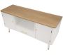 Meuble tv en bois 2 portes 1 tiroir Matera 117 x 40 x 60 cm - 6