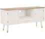 Meuble tv en bois 2 portes 1 tiroir Matera 117 x 40 x 60 cm