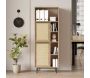 Meuble de bureau en aggloméré et effet cannage Only - HANAH HOME