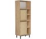 Meuble de bureau en aggloméré et effet cannage Only
