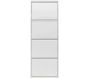 Meuble à chaussures en métal blanc Cabinet