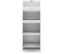 Meuble à chaussures en métal blanc Cabinet - HANAH HOME